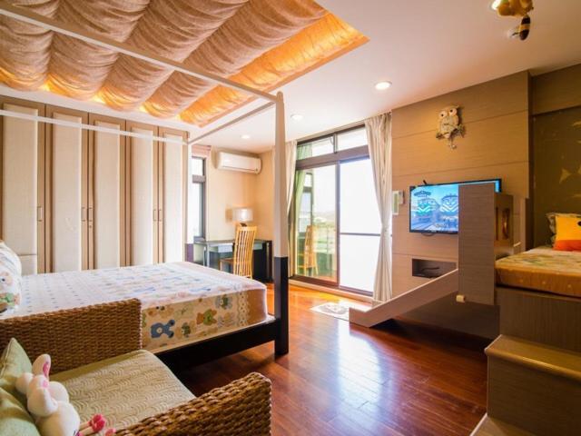 宜人生活溜滑梯親子民宿 Easylife B&B Dongshan  Bagian luar foto